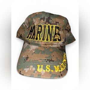 US Marines‎ Camo Baseball Cap U.S. Marine Corps Embroidered Adjustable Hat USMC